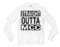 Straight Outta Mcc Men/Unisex Long Sleeve Sweatshirt in White Color